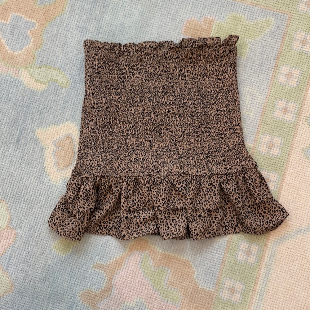Leopard Print Top/Skirt